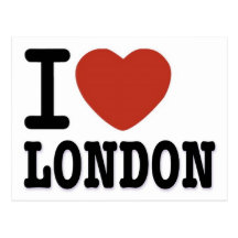 JAG ÄLSKAR LONDON VYKORT