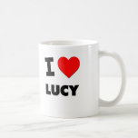 Jag älskar Lucy Kaffe Mugg