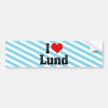 Jag älskar Lund, sverige. Jag Alskar Lund, sverige Bildekal