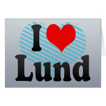 Jag älskar Lund, sverige. Jag Alskar Lund, sverige Hälsnings Kort