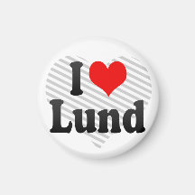 Jag älskar Lund, sverige. Jag Alskar Lund, sverige Kylskåps Magneter