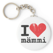 Jag älskar Mämmi Keychain