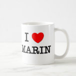 Jag älskar Marin Kaffe Koppar