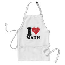 Jag älskar Math Förkläden