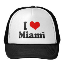Jag älskar Miami, United States Trucker Kepsar