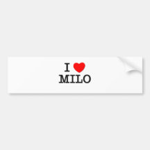 Jag älskar miloen bildekaler