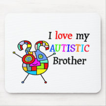 Jag älskar min Autistic broder Musmattor