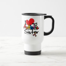 Jag älskar min Autistic syster Kaffe Muggar