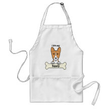 Jag älskar min Basenji Förkläde