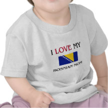 Jag älskar min bosniska mamma tee shirt