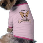 Jag älskar min Chihuahua Djur Shirt