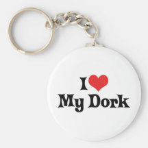Jag älskar min Dork Keychain Nyckelring