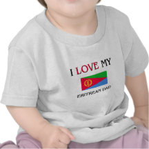 Jag älskar min eritreanska pappa tshirts