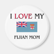 Jag älskar min Fijianmamma Magnet För Kylskåp