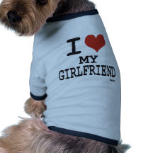 Jag älskar min flickvän djur shirt
