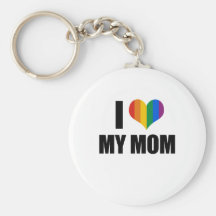 Jag älskar min glada mamma nyckel ring