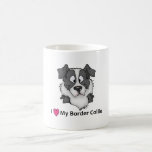 Jag älskar min gränsCollie Kaffe Mugg