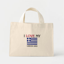 Jag älskar min grekiska pappa tote bag