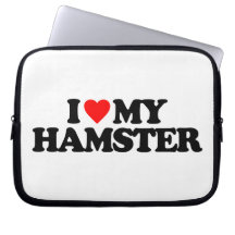 JAG ÄLSKAR MIN HAMSTER LAPTOPFODRAL