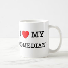 Jag älskar min KOMIKER Kaffe Mugg
