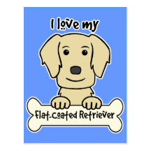 Jag älskar min Lägenhet-Jackade Retriever Vykort