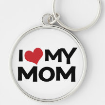 Jag älskar min mammamors dag Keychain Nyckelring