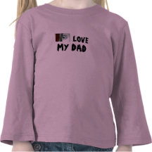 Jag älskar min pappa tee shirt
