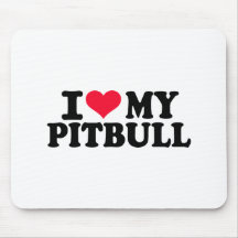 Jag älskar min Pitbull Musmatta