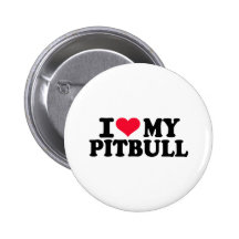 Jag älskar min Pitbull Pins