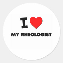 Jag älskar min Rheologist Klistermärke