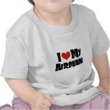 Jag älskar min (röda) Airman, T Shirt