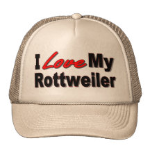 Jag älskar min Rottweiler hundgåvor och dräkt Kepsar