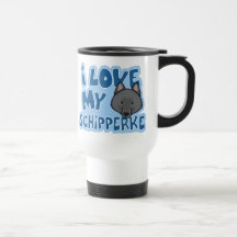 Jag älskar min Schipperketravel mug Kaffe Muggar