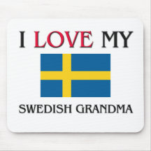 Jag älskar min svenska mormor mus matta