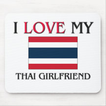 Jag älskar min thailändska flickvän musmattor