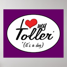 Jag älskar min Toller (det är en hund), Affischer
