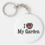 Jag älskar min trädgårds- Keychain Nyckelringar