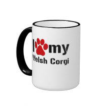Jag älskar min walesiska Corgi Kaffe Kopp