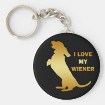 JAG ÄLSKAR MIN WEINER NYCKELRINGAR