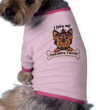 Jag älskar min Yorkshire Terrier Djur Tee Shirt
