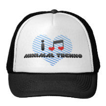 Jag älskar minsta Techno Trucker Kepsar