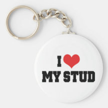 Jag älskar mitt dubbar Keychain Nyckelring