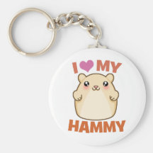 Jag älskar mitt Hammy Nyckelringar