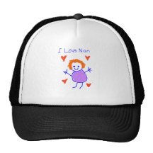 Jag älskar Nan Baseball Hat