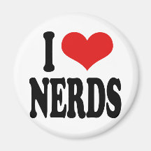 Jag älskar Nerds Magneter