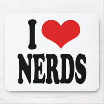 Jag älskar Nerds Musmattor