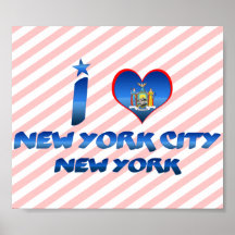 Jag älskar New York City, New York Print
