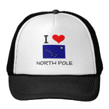 Jag älskar NORDPOLENEN Alaska Trucker Keps