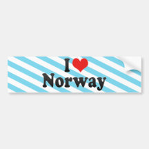 Jag älskar norge bildekaler