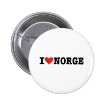 Jag älskar norge knappar